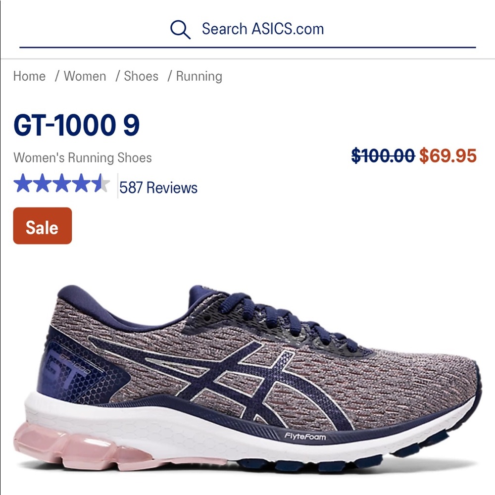ASICS women’s sneakers GT-1000 9